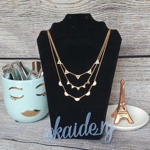 Stella & Dot Pave Chevron Necklace